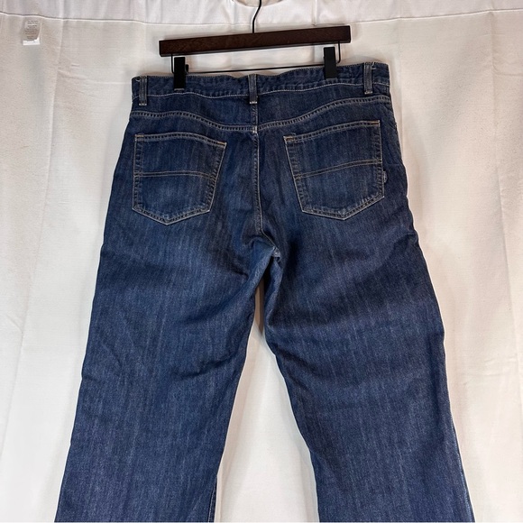 PATAGONIA Men’s Size 38 Denim Jeans Button Fly Relaxed Fit Bootcut Style - Picture 10 of 16